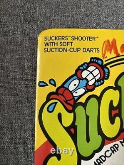 NEW! Vtg! LJN Suckers Shooter Dart Toy Blow Gun And 2 Suction Cup Darts 1986