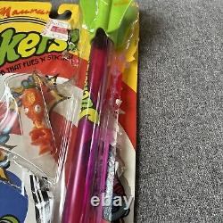 NEW! Vtg! LJN Suckers Shooter Dart Toy Blow Gun And 2 Suction Cup Darts 1986