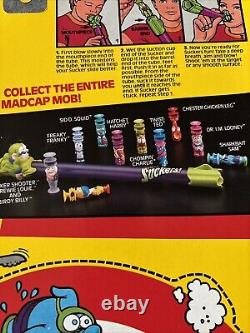 NEW! Vtg! LJN Suckers Shooter Dart Toy Blow Gun And 2 Suction Cup Darts 1986