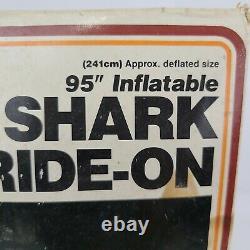 NEWithSealed box Vintage 1987 INTEX Wet Set 95 INFLATABLE TIGER SHARK RARE