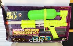 NIB Vintage 1990 LARAMI SUPER SOAKER 50 Water Squirt Gun RARE NEVER USED Toy