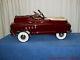 NICE VTG. RESTORED MERCURY TORPEDO SUPER DELUXE PEDAL CAR With PORT HOLES (NR)