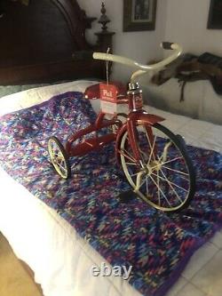 NOS Tricycle Antique Vintage Pal Super Bike with Tag 1940's-1950's