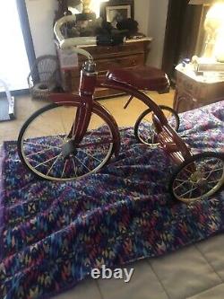 NOS Tricycle Antique Vintage Pal Super Bike with Tag 1940's-1950's