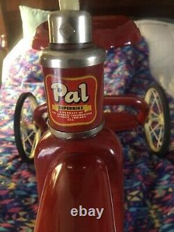 NOS Tricycle Antique Vintage Pal Super Bike with Tag 1940's-1950's