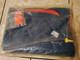 NOS vintage PALMA POOL FLOAT raft 5' x 2' new 60's blue red canvas ocean beach