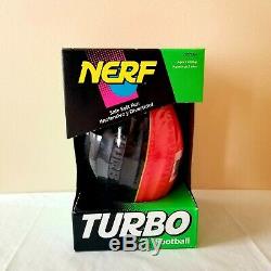 Nerf Turbo Football Ball Vtg New Unused Sealed In Shrink Wrap Nib Misb Rare