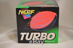 Nerf Turbo Football Ball Vtg New Unused Sealed In Shrink Wrap Nib Misb Rare