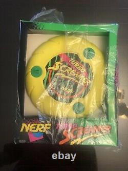 Nerf Turbo Screamer Flying Disk 1991 Kenner NOS Vintage RARE Official Sports