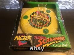 Nerf Turbo Screamer Flying Disk 1991 Kenner NOS Vintage RARE Official Sports