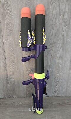 Nerf Vintage 1994 Mattel ULTIMATOR Bazooka Rocket RPG Blaster With 2 Rockets WORKS