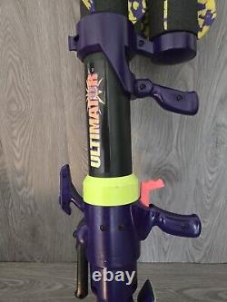 Nerf Vintage 1994 Mattel ULTIMATOR Bazooka Rocket RPG Blaster With 2 Rockets WORKS