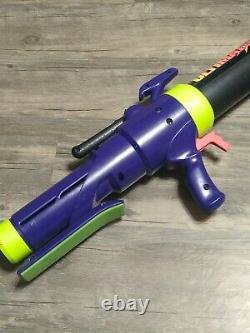 Nerf Vintage 1994 Mattel ULTIMATOR Neon Bazooka Rocket RPG Gun Blaster 90s RARE