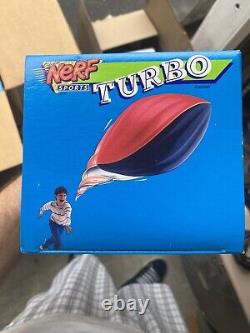 Nerf turbo football vintage 1991 Parker Brothers Red & Black Rare Sealed New