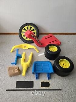 New In Box Vintage 1970's Marx Big Wheel Deluxe Never Assembled All Parts