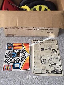 New In Box Vintage 1970's Marx Big Wheel Deluxe Never Assembled All Parts