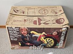 New In Box Vintage 1970's Marx Big Wheel Deluxe Never Assembled All Parts