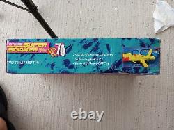 New In Box Vintage 1997 Super Soaker XP 70 Larami Damaged Box Very Good
