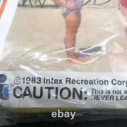 New Sealed Vintage Intex 48 Inflatable Jumbo Beach Ball 1983 Wet Set Pool Party