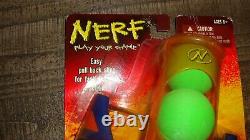 New & Sealed Vintage NERF Atom Blaster Atomic Sling Shot 2003 RARE
