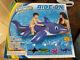 New, Summer Escapes, Inflatable, Clear, Purple, Shark, Ride On Rare, Vintage
