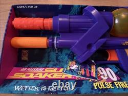 New Vintage 1998 Larami Super Soaker XP90 Pulse Fire Squirt Gun Water Toy in BOX