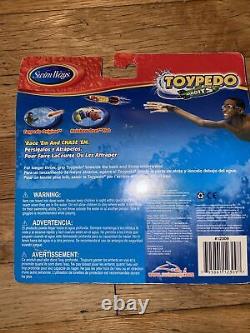 New Vintage SwimWays Toypedo's 5 & 11.5 Gliding Torpedo Pool Swim Toys