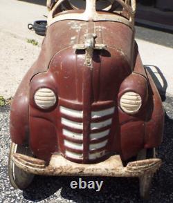 OLD Vintage 1948 MURRAY TOY PEDAL CAR Pontiac Woody STATION WAGON Original Cond