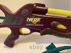 ORIGINAL VINTAGE 1995 KENNER NERF CROSSBOW COMPLETE With ARROWS & DARTS RARE