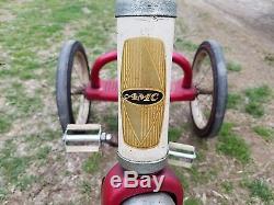 ORIGINAL VINTAGE TRICYCLE 1950'S-60'S amc WITH CHAIN