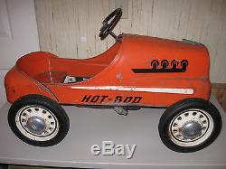 Original Vintage Garton Hot Rod Pedal Car