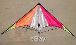PRISM Designs Inc ION #0637 Sport Kite Vintage 1993 Team Stunt Pink Orange Neon