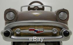 Pedal Car 1957 Chevrolet Belair Rare Vintage Sport Hot Rod Metal Midget Model