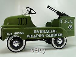 Pedal Car Army Truck WW2 Plane Jeep Military Vintage Metal READ FULL DESCRIPTION