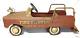 Pedal Car Fire Truck AMF No. 508 Rumble Seat Vintage Antique
