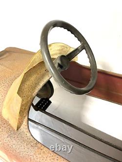 Pedal Car Fire Truck AMF No. 508 Rumble Seat Vintage Antique