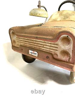 Pedal Car Fire Truck AMF No. 508 Rumble Seat Vintage Antique