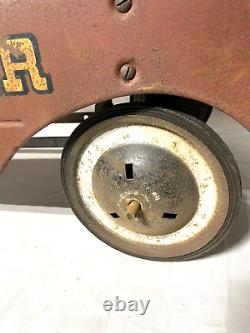 Pedal Car Fire Truck AMF No. 508 Rumble Seat Vintage Antique