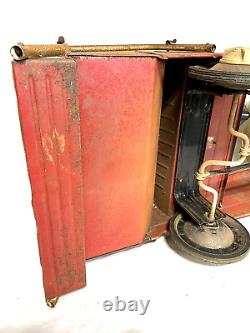 Pedal Car Fire Truck AMF No. 508 Rumble Seat Vintage Antique
