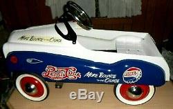 Pedal Car Pepsi Cola Vintage All Steel Child's Pedal Car Excellent Condition