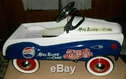 Pedal Car Pepsi Cola Vintage All Steel Child's Pedal Car Excellent Condition