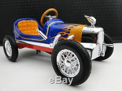 Pedal Car Race Vintage Sport Rare Show Hot Rod F1 Indy Racing Metal Midget Model