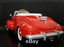 Pedal Car Rare 1940s Ford Vintage Red Metal Collector READ FULL DESCRIPTION PAGE
