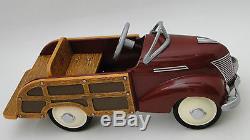 Pedal Car Woody Ford T 1940 Woodie Vintage Midget Metal READ FULL DESCRIPTION