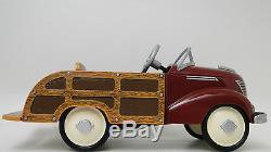 Pedal Car Woody Ford T 1940 Woodie Vintage Midget Metal READ FULL DESCRIPTION