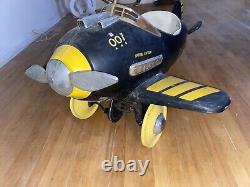 Pedal Car plane airflow Collectible airplane toy vintage pick up NY only