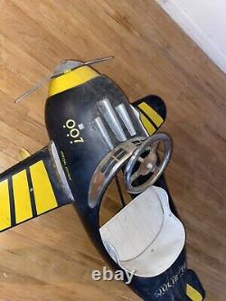 Pedal Car plane airflow Collectible airplane toy vintage pick up NY only