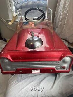 Pedal Fire Truck W Rumble Seat Unit No 508 Child's vintage AMF