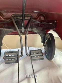 Pedal Fire Truck W Rumble Seat Unit No 508 Child's vintage AMF