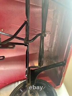 Pedal Fire Truck W Rumble Seat Unit No 508 Child's vintage AMF